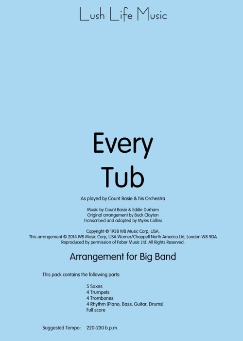 EVERY TUB (Basie)